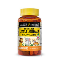Витамины и минералы Mason Natural Little Animals Multivitamins Chewable, 60 жевательных таблеток