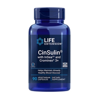 Натуральна добавка Life Extension CinSulin, 90 вегакапсул
