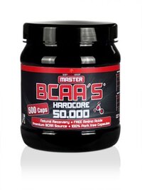 Амінокислота BCAA Body World Group BCAAs Hardcore 50000, 500 капсул