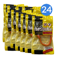 Средство от насекомых браслет с репеллентом от комаров и клещей Mosquito Оранжевый - НАБОР 24 шт