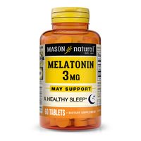 Натуральная добавка Mason Natural Melatonin 3 mg, 60 таблеток