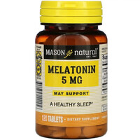 Натуральная добавка Mason Natural Melatonin 5 mg, 120 таблеток