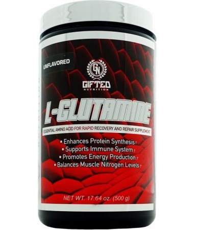 Аминокислота Gifted Nutrition L-Glutamine, 500 грамм - без вкуса