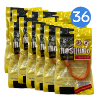 Средство от насекомых браслет с репеллентом от комаров и клещей Mosquito Оранжевый - НАБОР 36 шт