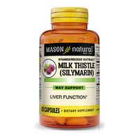 Натуральная добавка Mason Natural Milk Thistle (Silymarin), 60 капсул
