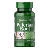 Натуральная добавка Puritan's Pride Valerian Root 265 mg, 100 капсул