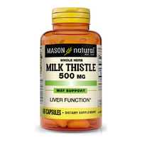 Натуральная добавка Mason Natural Milk Thistle 500 mg, 60 капсул