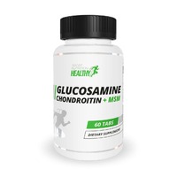 Препарат для суставов и связок Healthy by MST Glucosamine Chondroitin + MSM, 60 таблеток