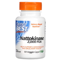 Натуральная добавка Doctor's Best Nattokinase, 90 вегакапсул