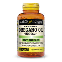 Натуральная добавка Mason Natural Oregano Oil, 90 капсул