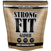 Гейнер Strong Fit Gainer Low Protein, 909 грамм - шоколад-кокос