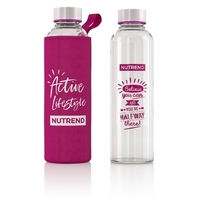Бутылка Nutrend Glass Bottle 500 мл, Pink