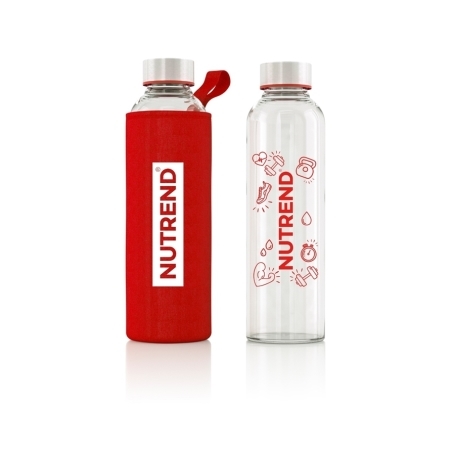 Бутылка Nutrend Glass Bottle 500 мл, Red