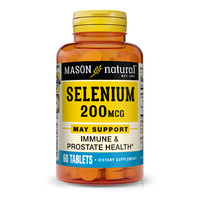 Витамины и минералы Mason Natural Selenium 200 mcg, 60 таблеток