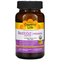 Витамины и минералы Country Life Realfood Organics Prenatal, 150 таблеток
