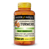 Натуральная добавка Mason Natural Turmeric, 60 вегакапсул