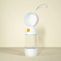 Бутылка-поилка для собак и кошек Semi Pets Feeder, 2 отделения 400 мл + 185 мл, White