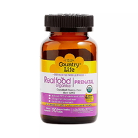 Витамины и минералы Country Life Realfood Organics Prenatal, 90 таблеток
