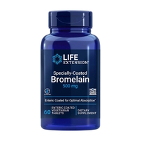 Натуральна добавка Life Extension Specially Coated Bromelain, 60 таблеток