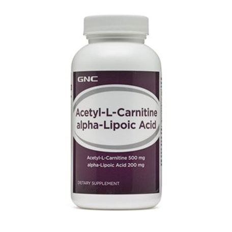 Жиросжигатель GNC Acetyl-L-Carnitine Alpha-Lipoic Acid, 60 каплет