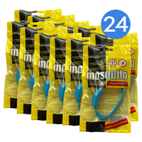 Средство от насекомых браслет с репеллентом от комаров и клещей Mosquito Синий - НАБОР 24 шт