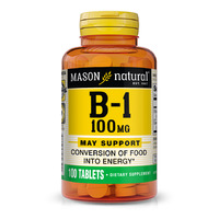 Витамины и минералы Mason Natural Vitamin B1 100 mg, 100 таблеток