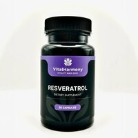 Натуральная добавка VitalHarmony Resveratrol 250 mg, 30 капсул