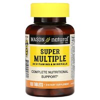 Витамины и минералы Mason Natural Super Multiple, 100 таблеток