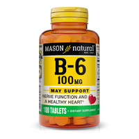 Витамины и минералы Mason Natural Vitamin B6 100 mg, 100 таблеток