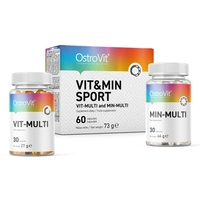 Витамины и минералы OstroVit Vit&amp;Min Sport, 60 капсул