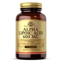Натуральная добавка Solgar Alpha Lipoic Acid 600 mg, 50 таблеток