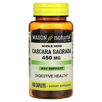 Натуральная добавка Mason Natural Whole Herb Cascara Sagrada, 100 каплет