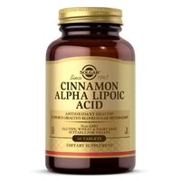 Натуральная добавка Solgar Cinnamon Alpha Lipoic Acid, 60 таблеток