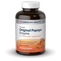 Натуральна добавка American Health Original Papaya Enzyme, 100 таблеток