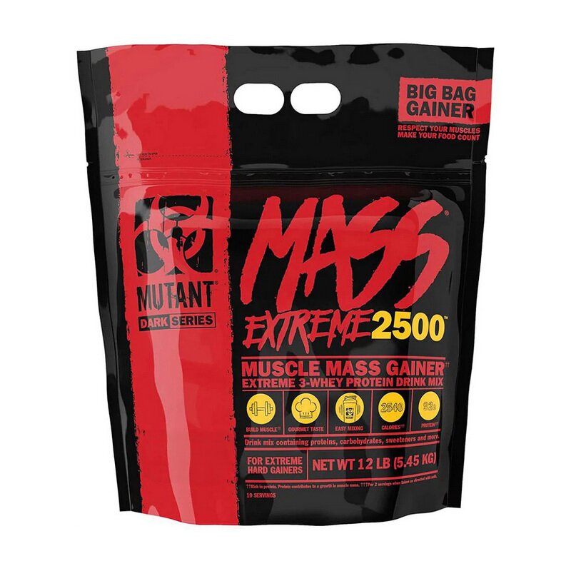 Гейнер Mutant Mass xXxtreme 2500, 5.45 кг