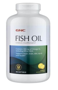 Жирні кислоти GNC Fish Oil, 360 капсул
