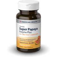 Натуральная добавка American Health Super Papaya Enzyme Plus, 90 таблеток
