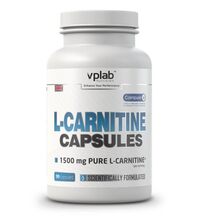 Жиросжигатель VPLab L-Carnitine 1500 mg, 90 капсул