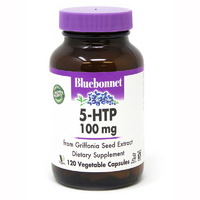 Аминокислота Bluebonnet 5-HTP 100 mg, 120 капсул