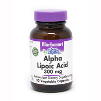 Натуральная добавка Bluebonnet Alpha Lipoic Acid 300 mg, 30 капсул