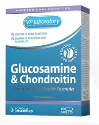 Препарат для суглобів і зв'язок VPLab Glucosamine &amp; Chondroitin, 60 таблеток