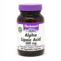 Натуральна добавка Bluebonnet Nutrition Alpha Lipoic Acid 300 mg, 60 капсул