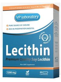 Натуральная добавка VPLab Lecithin 1200 mg, 60 капсул