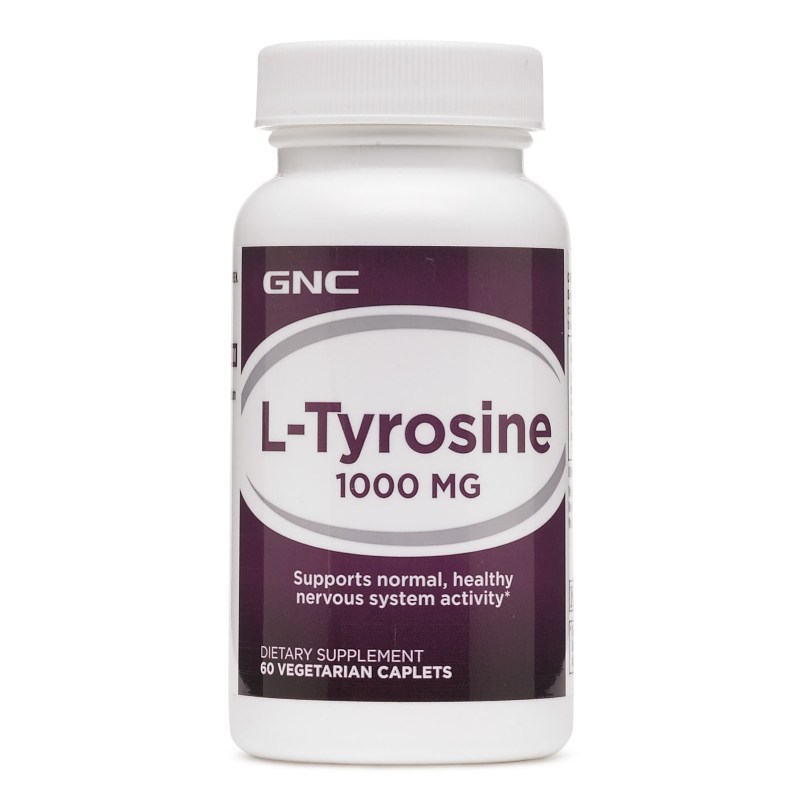 Амінокислота GNC L-Tyrosine 1000, 60 каплет