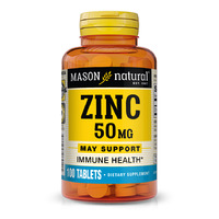 Витамины и минералы Mason Natural Zinc 50 mg, 100 таблеток