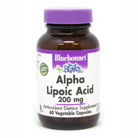 Натуральна добавка Bluebonnet Nutrition Alpha Lipoic Acid 200 mg, 60 капсул
