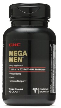 Витамины и минералы GNC Mega Men, 90 каплет