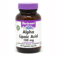 Натуральна добавка Bluebonnet Nutrition Alpha Lipoic Acid 100 mg, 60 капсул
