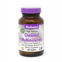 Витамины и минералы Bluebonnet Albion Chelated Multiminerals iron free, 60 каплет