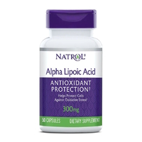 Натуральная добавка Natrol Alpha Lipoic Acid 300 mg, 50 капсул